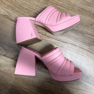 Circus by Sam Edelman Pink Block Heels